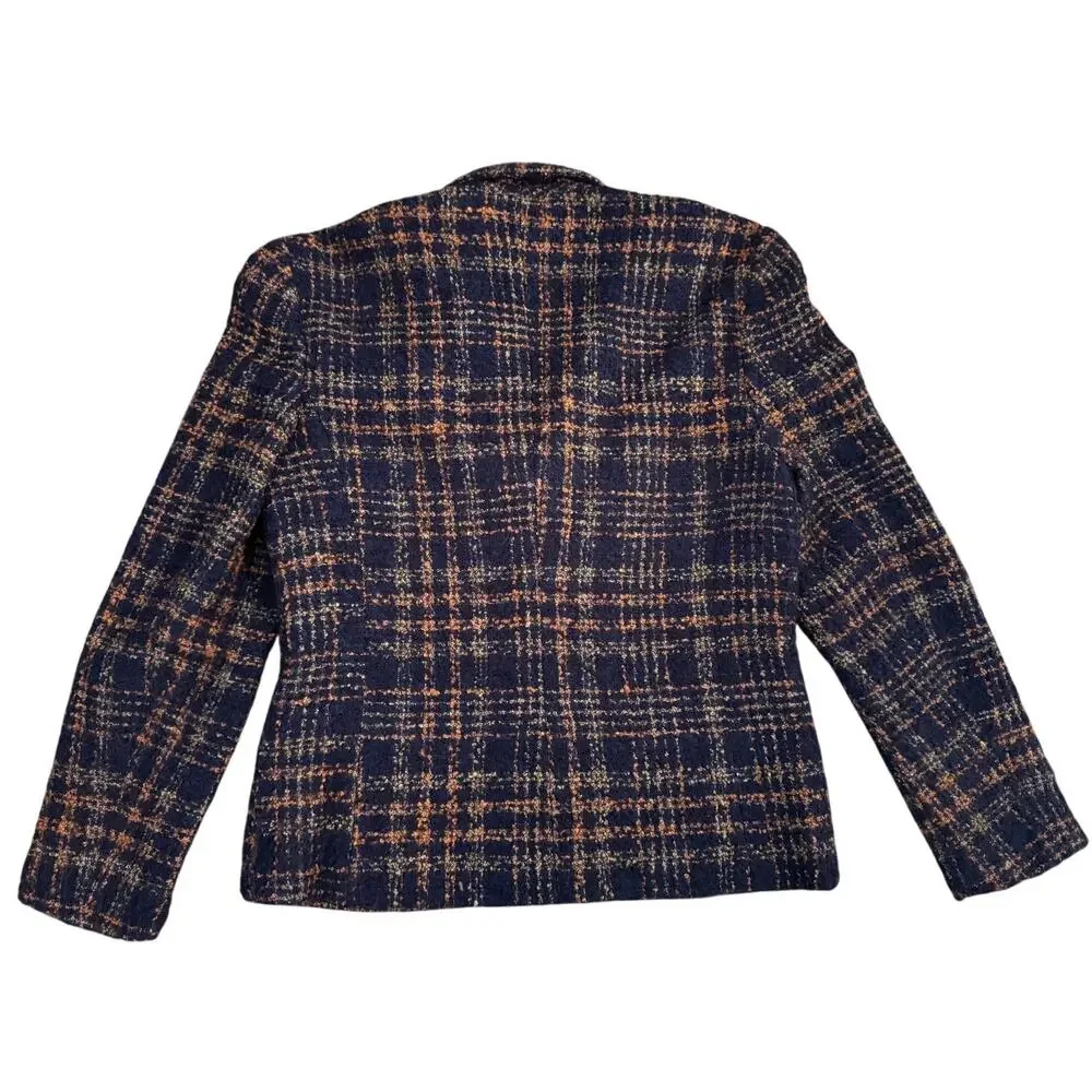 CLICHY Canada Wool Blend Blazer Jacket Officewear 8 - Picture 2 of 4